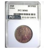1840 Rupee PCI MS65 India