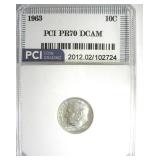 1963 Dime PR70 DCAM LISTS $200 IN 69 DC