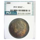 1888 Morgan MS67+ LISTS $25000