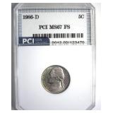 1986-D Nickel MS67 FS LISTS $2750