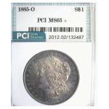 1885-O Morgan PCI MS65+ Nice Toning