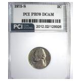 1975-S Nickel PR70 DCAM LISTS $1850