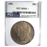 1884 Morgan MS65+ LISTS $450