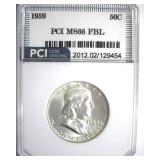 1959 Franklin MS66 FBL LISTS $800