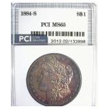 1884-S Morgan MS65 LISTS $280000