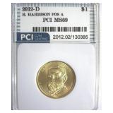 2012-D Pos A $1 B.Harrison PCI MS69