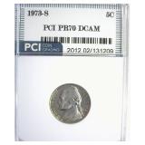 1973-S Nickel PR70 DCAM LISTS $4250