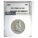 1962 Franklin PR69 DCAM LISTS $3850