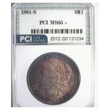 1881-S Morgan MS65+ LISTS $500