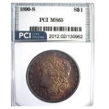 1890-S Morgan MS65+ LISTS $900