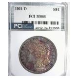 1921-D Morgan MS66 LISTS $1050