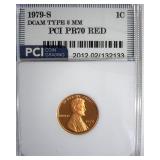 1979-S T2 Cent PR70 DCAM RD LISTS $1350