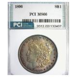 1896 Morgan MS66 LISTS $450