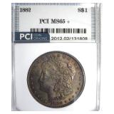 1882 Morgan MS65+ LISTS $500