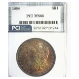 1898 Morgan MS66 LISTS $575