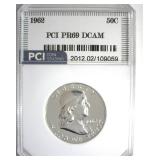 1962 Franklin PR69 DCAM LISTS $3850