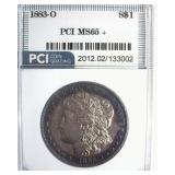 1883-O Morgan PCI MS65+ Splendid Toning