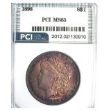 1896 Morgan PCI MS65 Great Toning
