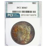 1896 Morgan MS67 LISTS $1650