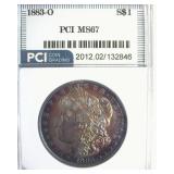 1883-O Morgan MS67 LISTS $3500
