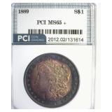 1889 Morgan MS65+ LISTS $425