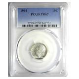 1964 Dime PCGS PR67