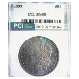 1888 Morgan MS66+ LISTS $950