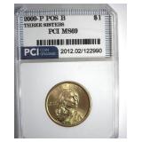 2009-P Pos B Sacagawea $ MS69 LISTS $600 IN 68