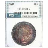 1886 Morgan MS66+ LISTS $750