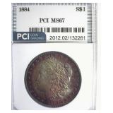 1884 Morgan MS67 LISTS $4250