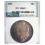 1888 Morgan MS67+ LISTS $25000