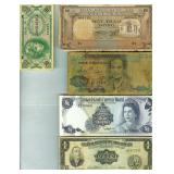 11 Vintage Bank Notes Vietnam Cyprus China Egypt