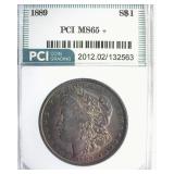 1889 Morgan MS65+ LISTS $425