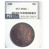 1890 Morgan MS65+ LISTS $2200