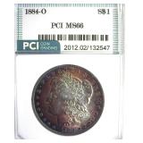 1884-O Morgan MS66 LISTS $450