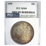 1880 Morgan MS66 LISTS $2000