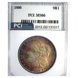 1896 Morgan MS66 LISTS $450