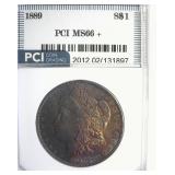 1889 Morgan MS66+ LISTS $3500