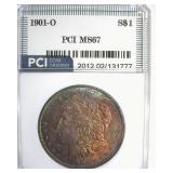 1901-O Morgan MS67 LISTS $14000
