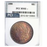 1896 Morgan PCI MS65+ Nice Color