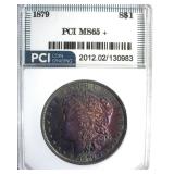 1879 Morgan MS65+ LISTS $775