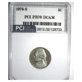 1976-S Nickel PCI PR70 DCAM