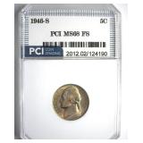 1946-S Nickel MS68 FS LISTS $3250 IN 67 FS
