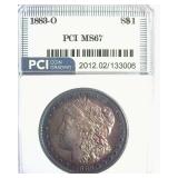 1883-O Morgan MS67 LISTS $3500