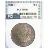 1904-O Morgan MS67 LISTS $4500