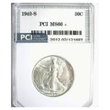 1942-S Walking Liberty MS66+ LIST $2250