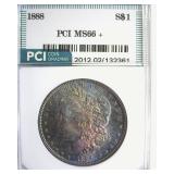 1888 Morgan MS66+ LISTS $950