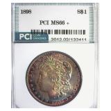 1898 Morgan MS66+ LISTS $950