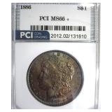 1886 Morgan MS66+ LISTS $750
