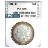 1891-CC Morgan MS64 LISTS $1700